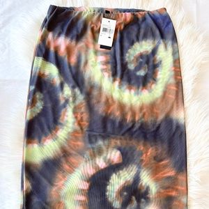 AFRM Felix Midi skirt - Tie Dye